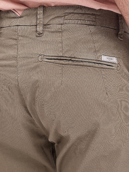 Charlie Pantaloni Chino Elastic cu Croială Slim Ladi