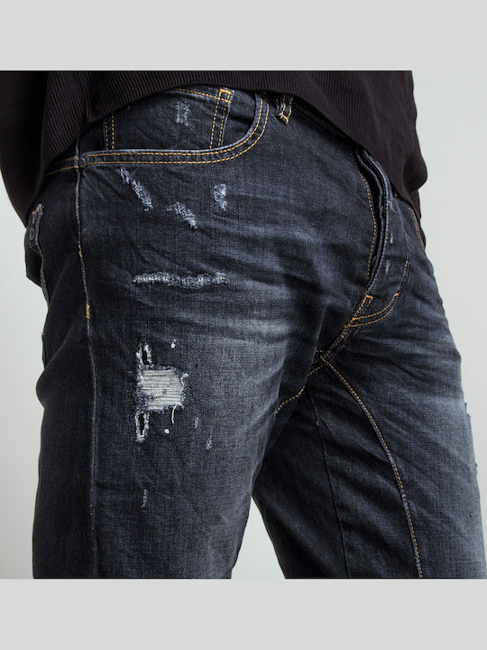 Ανδρικό Παντελόνι Ελαστικό Slim Fit Μπλε
