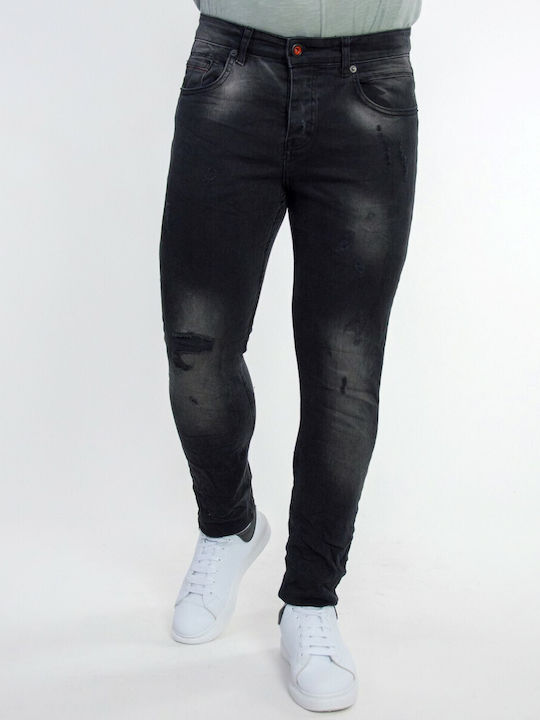 Profil Men's Jeans Pants in Slim Fit Black