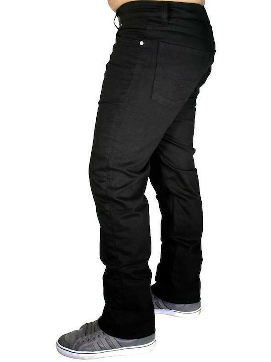 Red Rock Men's Jeans Pants in Straight Line Black