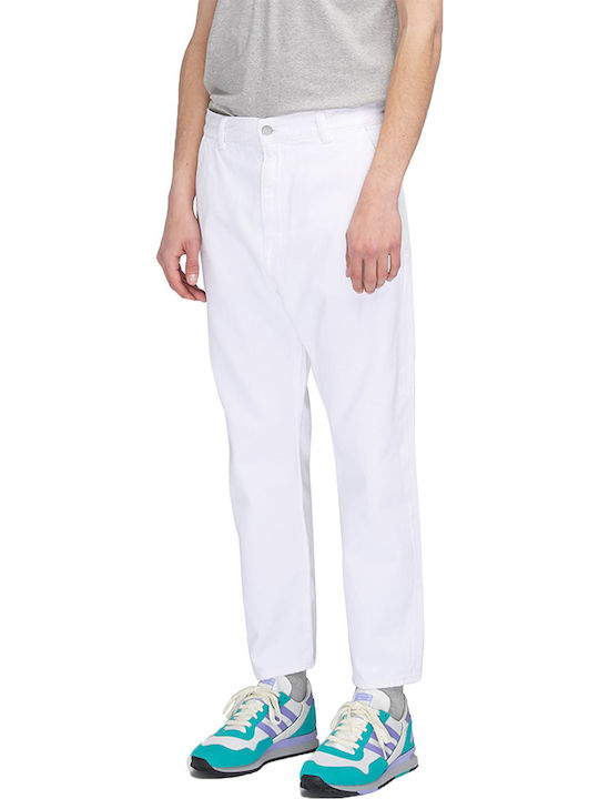 Edwin Herrenhose in Normaler Passform white