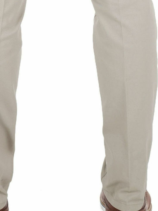 Stefan Fashion Men's Trousers Chino Beige