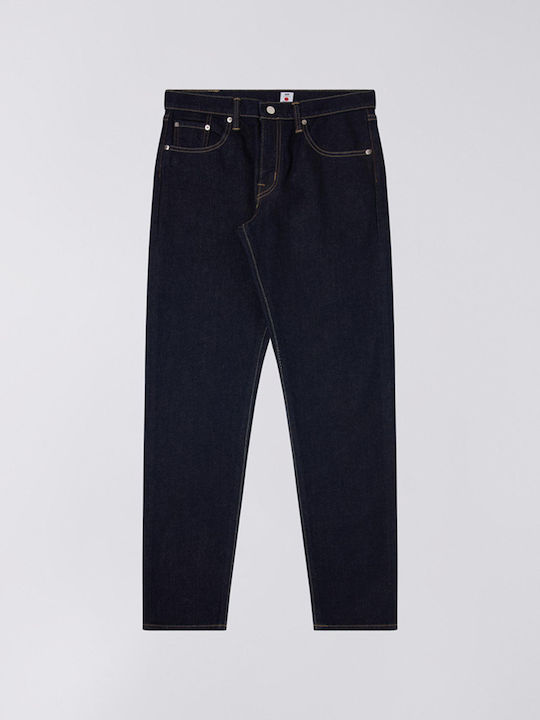 Men's Jeans Pants with Regular Tapered Fit Dark Blue