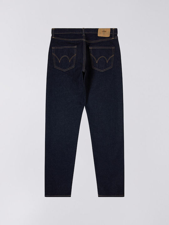 Men's Jeans Pants with Regular Tapered Fit Dark Blue