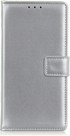 Mad Mask Wallet Δερμάτινο Ασημί (Huawei P Smart 2021)