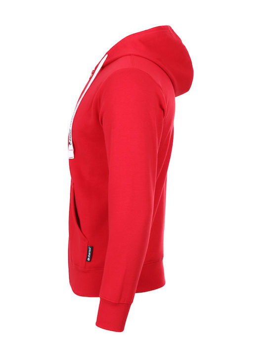 Stenso Remo Arbeitsjacke mit Kapuze Rot