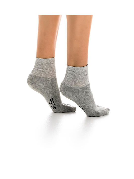 Inizio Women's Solid Color Socks GRI