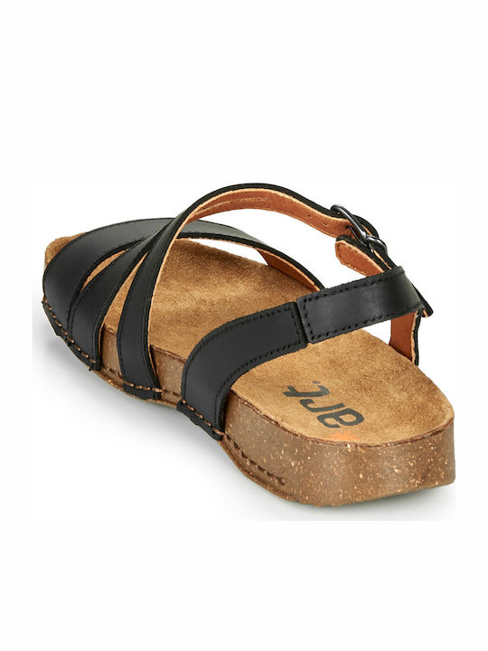 Flache Sandalen für Damen in Schwarz Farbe