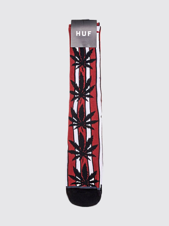 HUF Plantlife Șosete Rosewood Red 1Pachet