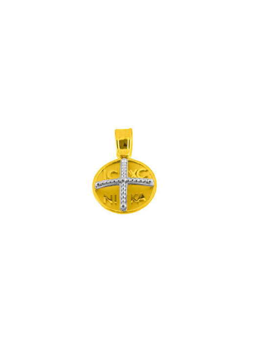 Pendant Kids Talisman Double Sided from Gold 14K FL241A