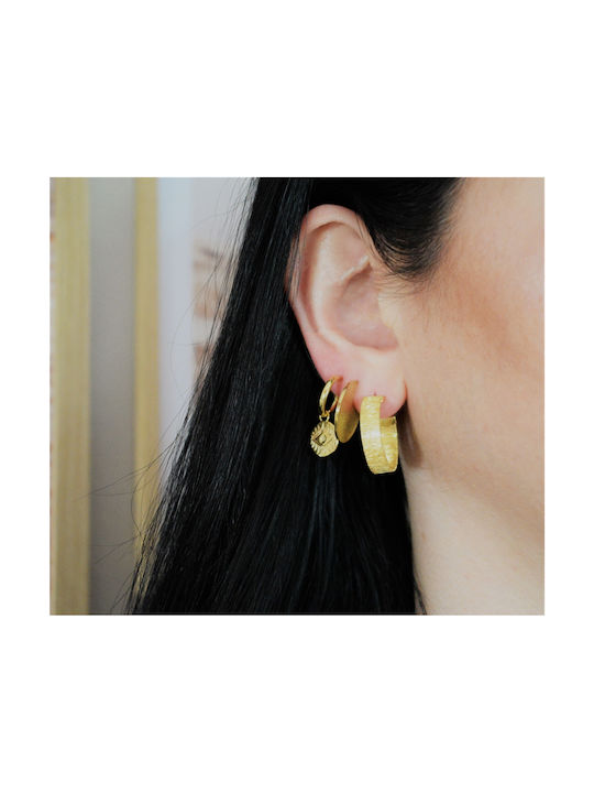 Earrings made of Silver Gold Plated