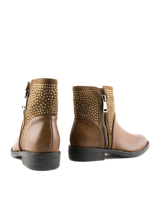 Stiefeletten Damen Braun