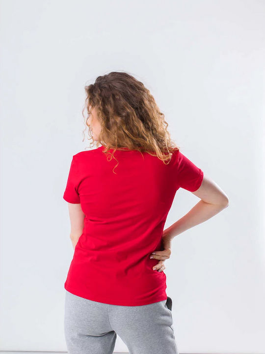 Alpha Industries Damen Sport T-Shirt ''Speed Red''