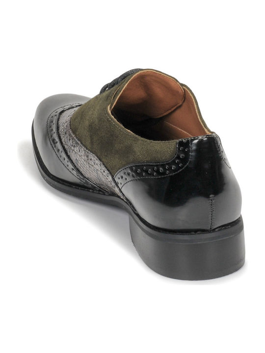 Noulime Women's Oxfords in Khaki Color