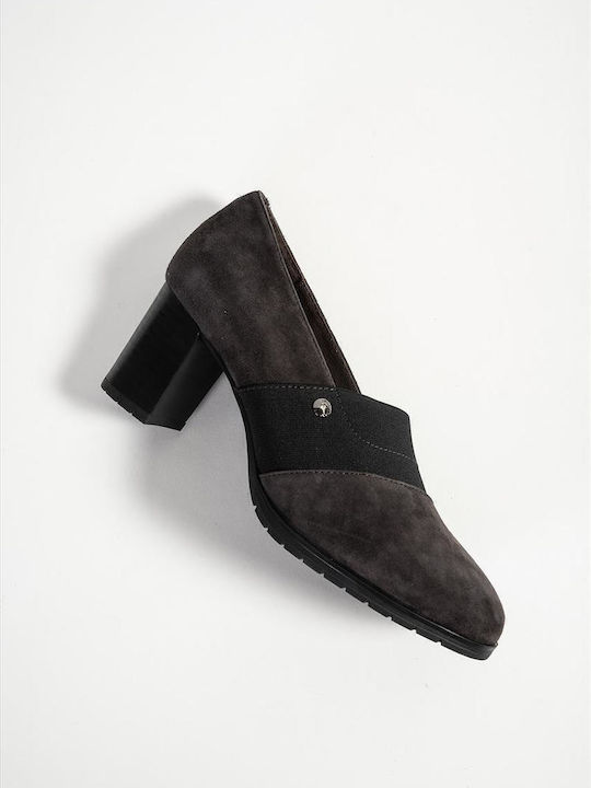 Anatomic Leather Gray Heels