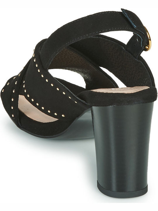 Madine Sandale Elegante Damă Negre
