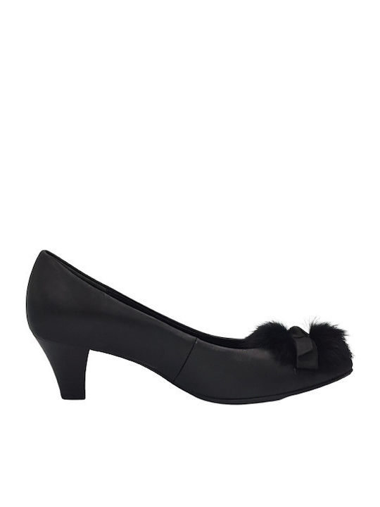 Gabor Anatomic Leather Black Heels