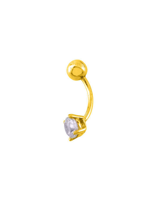 Single Earring made of Gold 14K