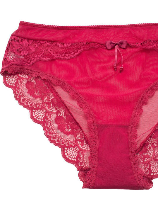 Plus Size Ψηλόμεσα Γυναικεία Slip MultiPack με Δαντέλα