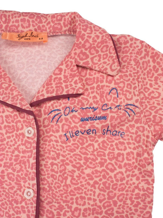 Sexen Παιδική Πιτζάμα Καλοκαιρινή Βαμβακερή Pink