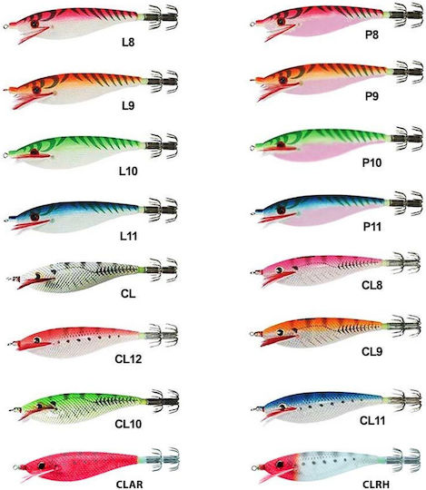 Yo-Zuri Squid Jig Ultra Cloth Калмари Jigs 7.5см CL10