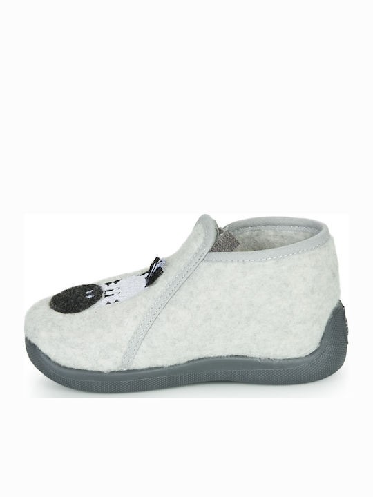 Kinderhausschuhe Stiefel Gray
