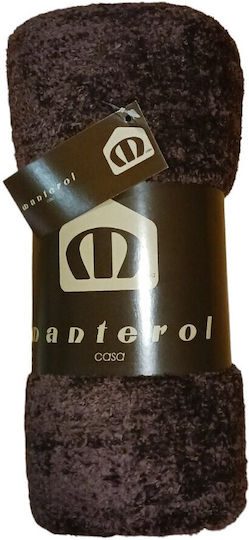 Manterol Casa Tribal 001 Ριχτάρι Πολυθρόνας Δύο 'Οψεων 130x170εκ. Τιρκουάζ