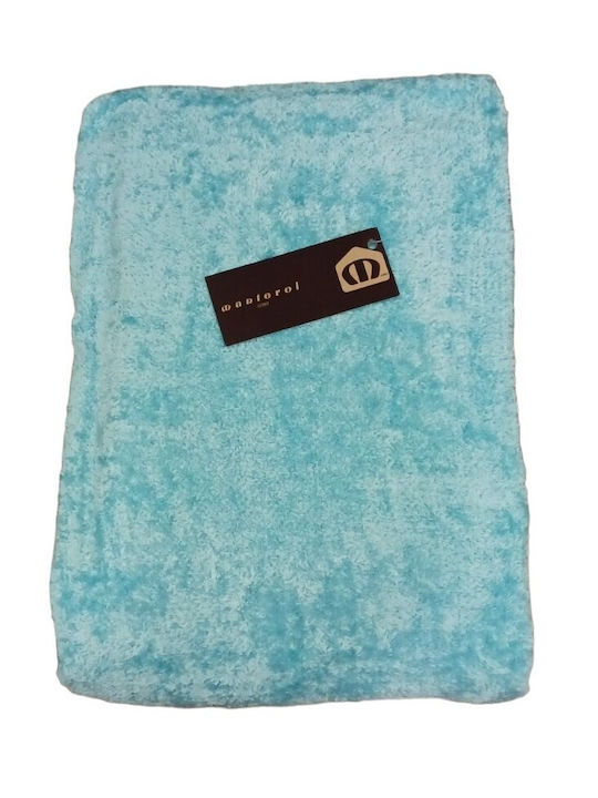 Manterol Casa Tribal 001 Armchair Throw Two Sides 130x170cm Turquoise