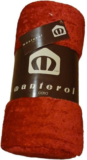 Manterol Casa Tribal 001 Ριχτάρι Πολυθρόνας Δύο 'Οψεων 130x170εκ. Orange