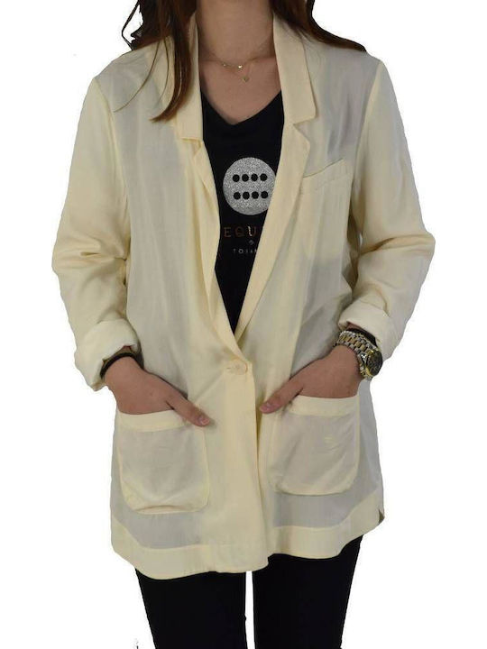 MY T Blazer pentru femei Sacou Ecru