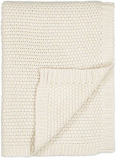 La Redoute Interieurs Armchair Throw 150x120cm Beige