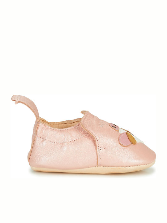 Easy Peasy Easy Peasy Weiche Sohlenschuhe Für Babys Rosa