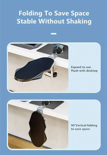 eBest Wrist and Arm Support Metal Foldable 90°, Black