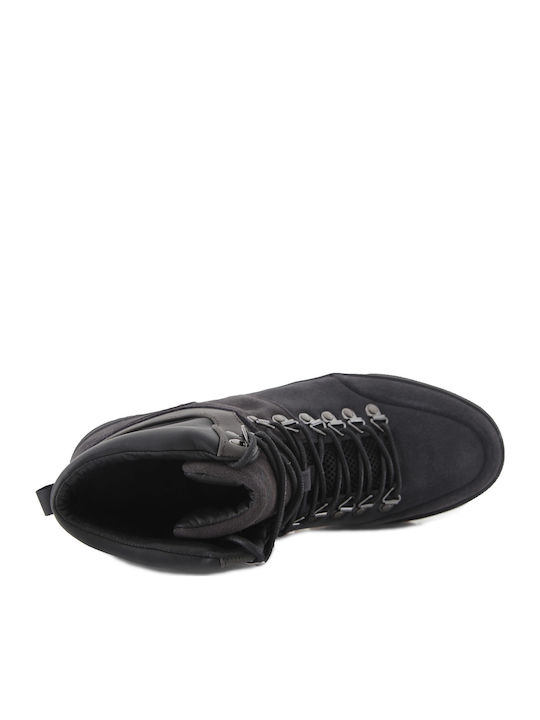 Brycent Leather Black Men's Boots