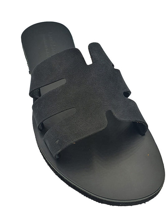 Sandale Casual Damă Din Piele Negre