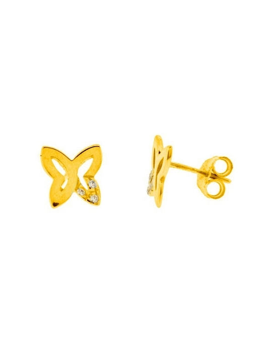 Xrisokosmima Earrings made of Gold 14K