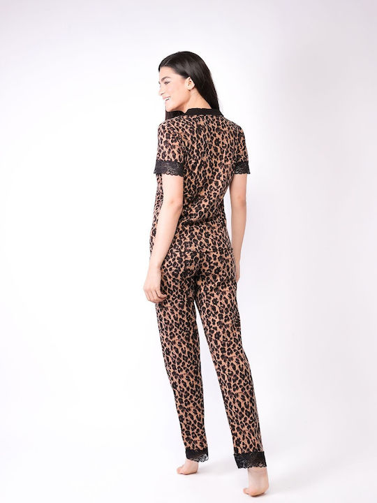 Sexen Winter Damen Baumwolle Pyjama-Oberteil