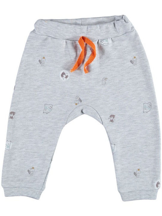 Biorganic Set Top & Bottom Kids Cotton Pyjamas Gray