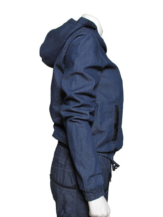 Γυναικεία Ζακέτα σε Navy Μπλε Χρώμα