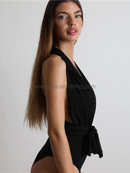 Frauen Bodysuit Black