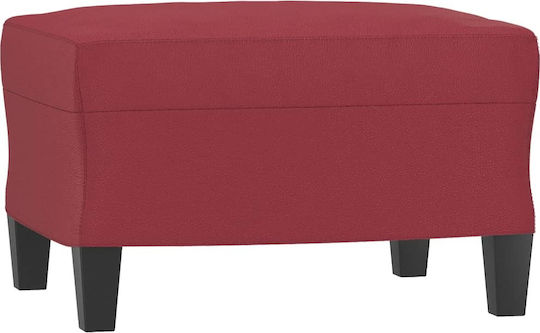 Canapea Cu Trei Locuri Din Piele Ecologică Roșie 198x77x80cm