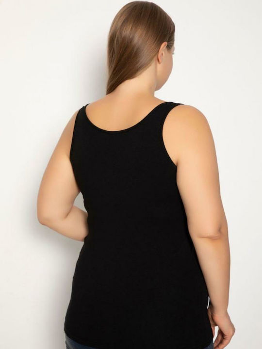 Women's Cotton T-Shirt with Spaghetti Strap White