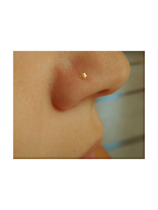 Polytimo Nose Earring made of Gold 14K