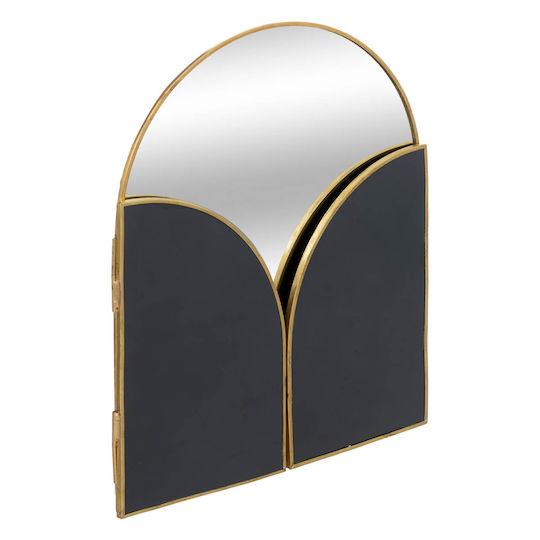 Schminkspiegel Tischgerät Gold