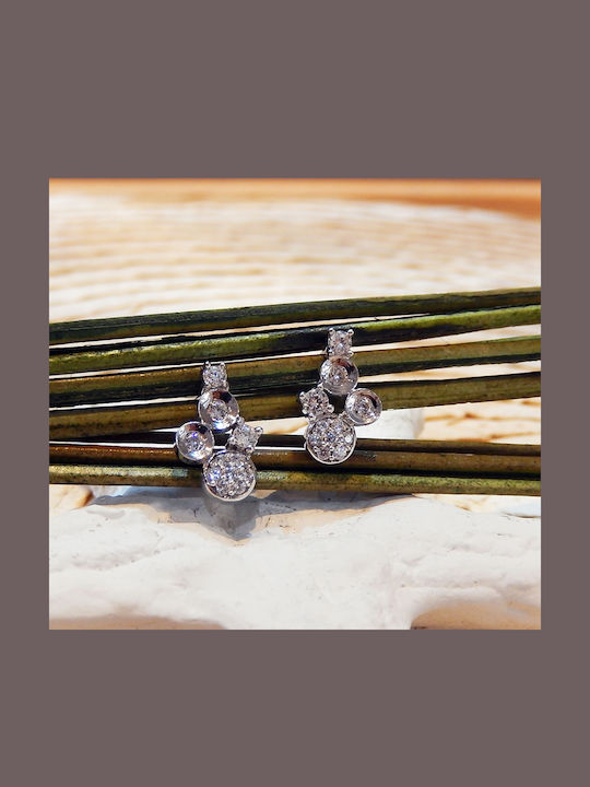 Art d or Ohrringe aus White Gold mit Steinen