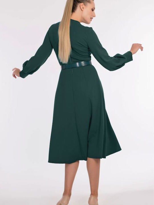 BelleFille Midi Dress Green