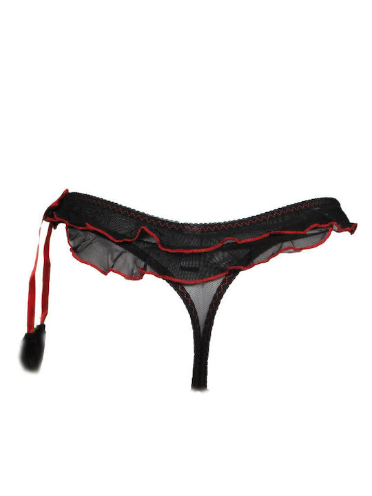 Playboy Damen Slip Schwarz