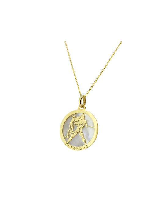 Necklace Zodiac Sign Gold Plated