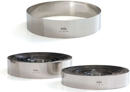 Decora Kuchenring Rund Rostfreier Stahl Decora Kuchenring Rund Rostfreier Stahl