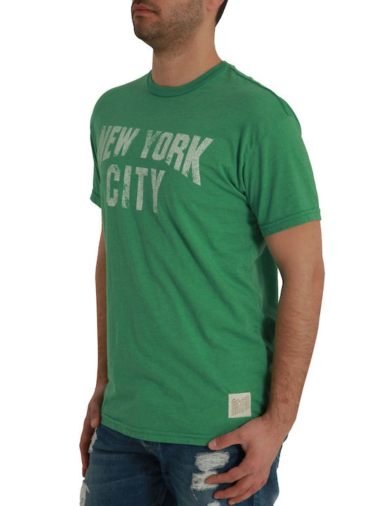 Retro Men's Short Sleeve T-shirt Green